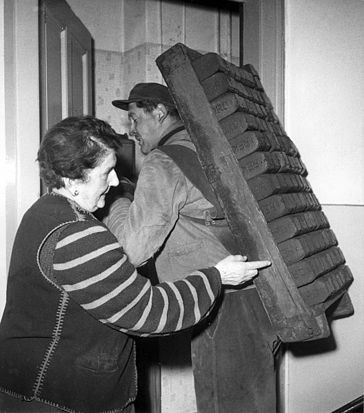 Kohlenhändler in Berlin 1962