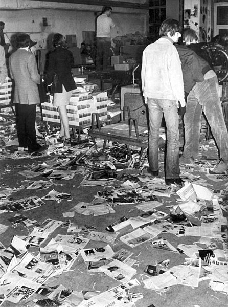 Riots in Munich after the Dutschke assassination attempt in 1968