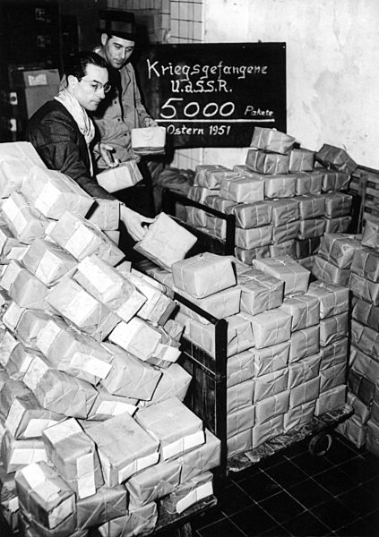 Parcels for German prisoners of war in the USSR