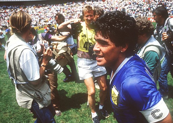 Fußball-WM '86: Diego Maradona ausgepumpt