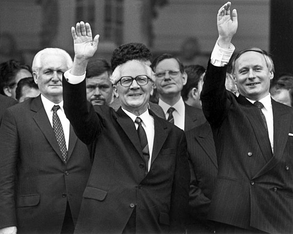 Erich Honecker in Saarbrücken 1987