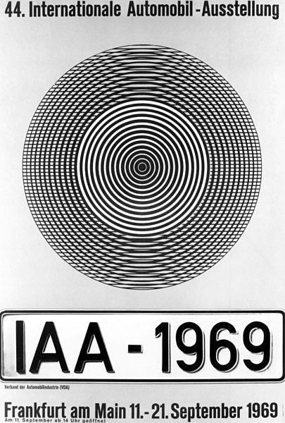 International Automobile Exhibition in Frankfurt 1969