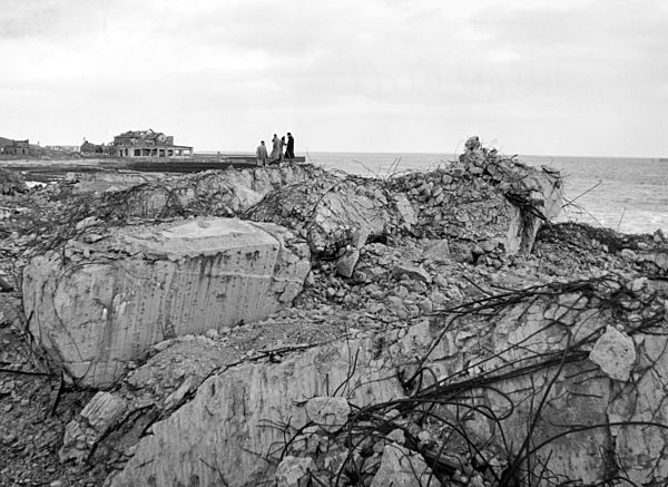 Helgoland nach der Sprengung von 1947