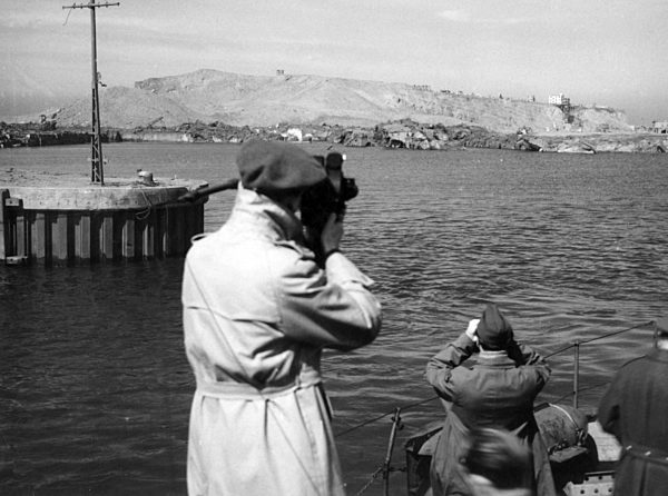Helgoland nach der Sprengung