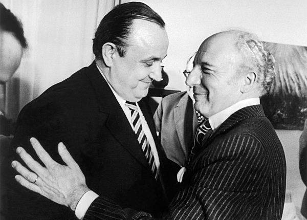 Hans-Dietrich Genscher and Walter Scheel