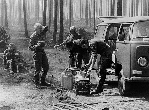 Forest fires in Lower Saxony