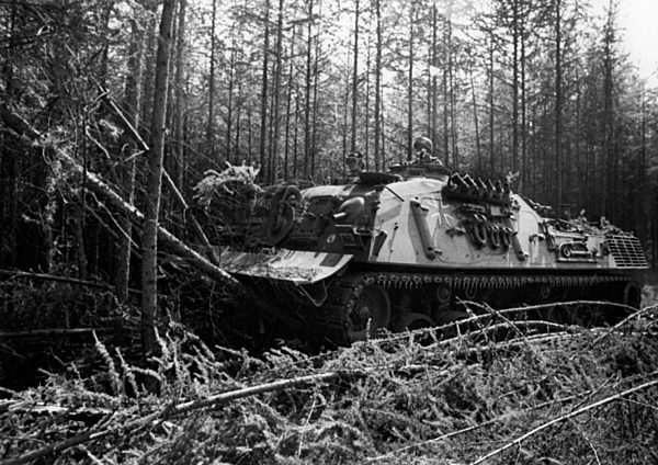 Forest fire in Niedersachsen