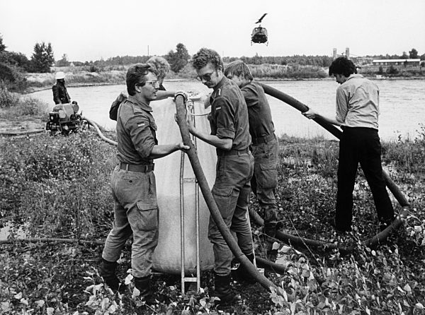Forest fires in Lower Saxony