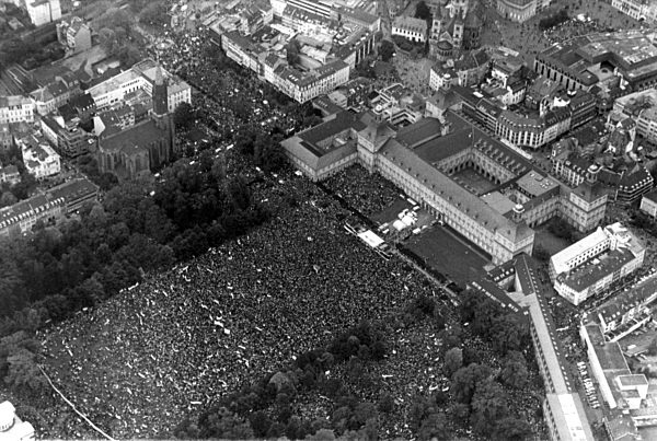 Friedens- und Abrüstungsdemonstration in Bonn 1981