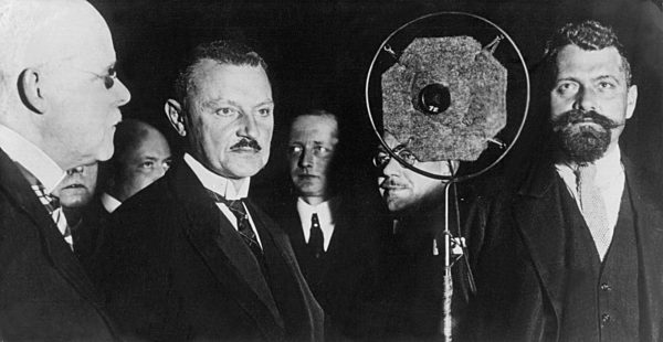 Wilhelm Marx hält erste Weihnachtsansprache