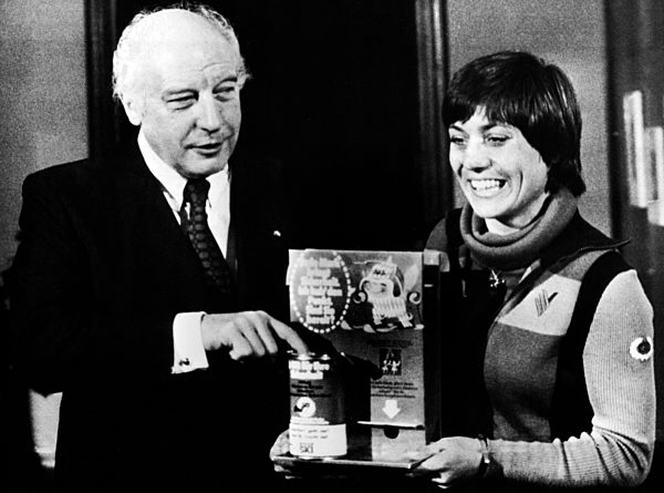 Rosi Mittermaier and Walter Scheel