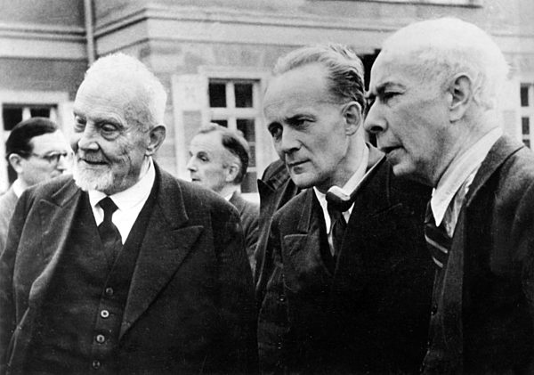 Theodor Heuss, Theophil Wurm and Albrecht Goes