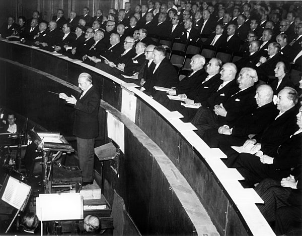 Ceremonial proclamation of the state constitution of Baden-Württemberg