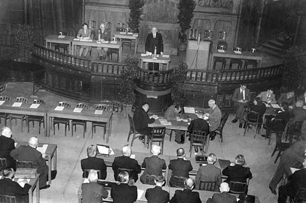 Session of the constituent Federal Assembly of Wurttemberg-Baden