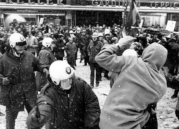 "International" demonstration in Berlin