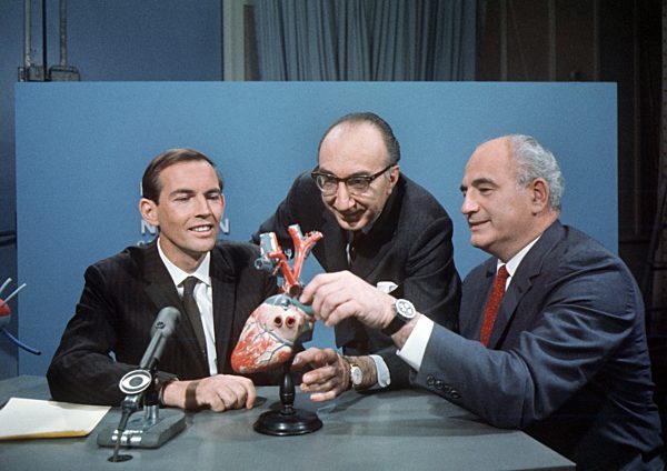 Professor Christiaan Barnard im US-Fernsehen