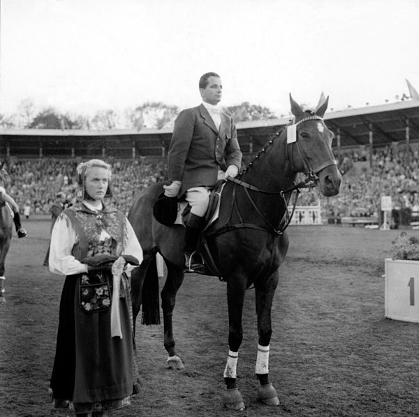Olympic Equestrian Games 1956 in Stockholm - Winkler wins gold medal
