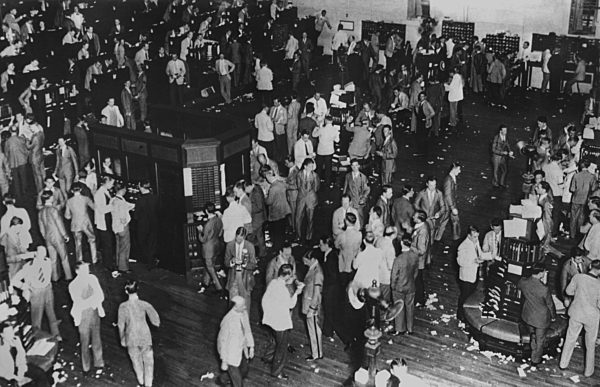 Schwarzer Freitag an der New Yorker Börse