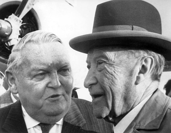 Adenauer back from holiday