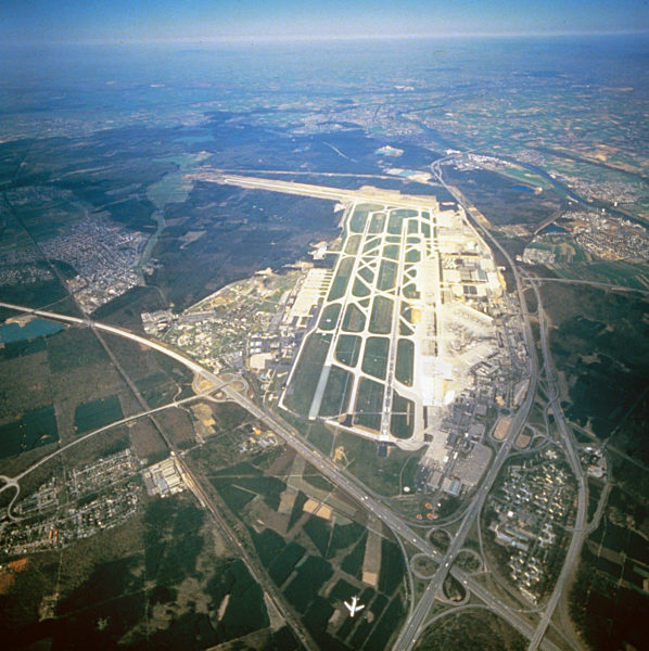 Luftaufnahme Flughafen Frankfurt am Main