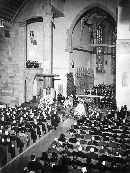 Staatsbegräbnis für Alt-Bundespräsident Theodor Heuss