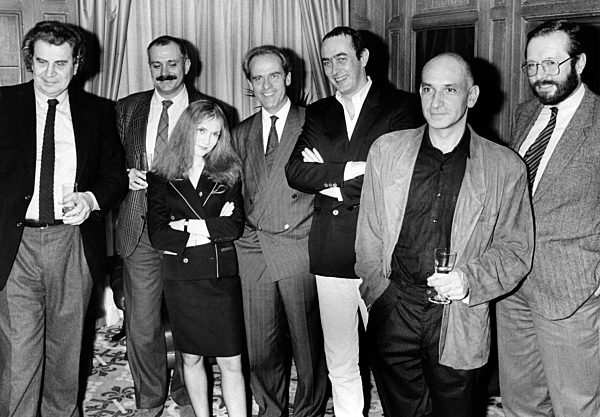 Die Jury des Europäischen Filmpreises in Berlin 1988