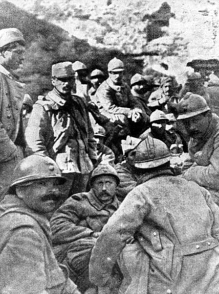 1. Weltkrieg: Gefangene französische Soldaten