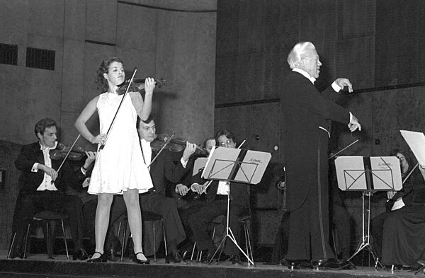 Geigerin Anne-Sophie Mutter - 12-Jähriges Wunderkind