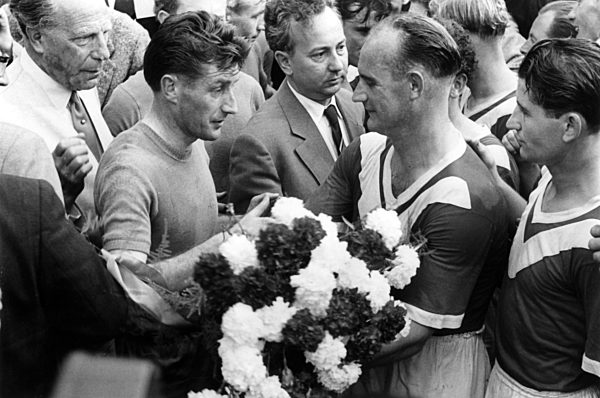 German Soccer - Rot-Weiss Essen wins Championship 1955