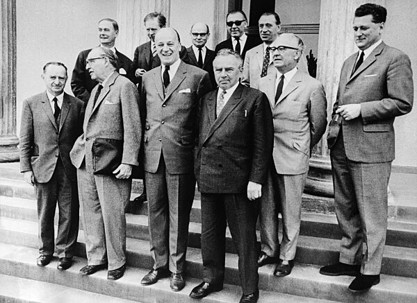 Hagelstange, Rudolf, Schriftsteller, D, PEN Tagung Darmstadt 1966