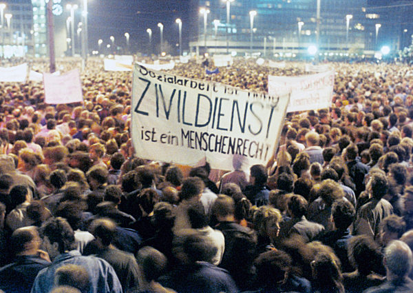 Monday demonstration in Leipzig
