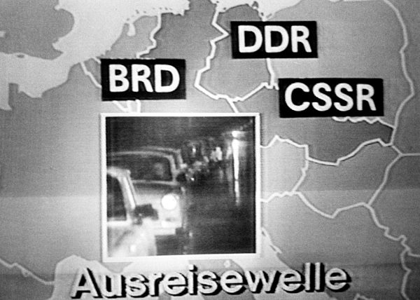 Fernsehbild "Aktuelle Kamera" vom 09.11.1989