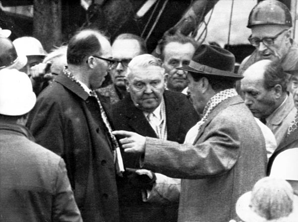 Das "Wunder von Lengede" - Kanzler Erhard vor Ort