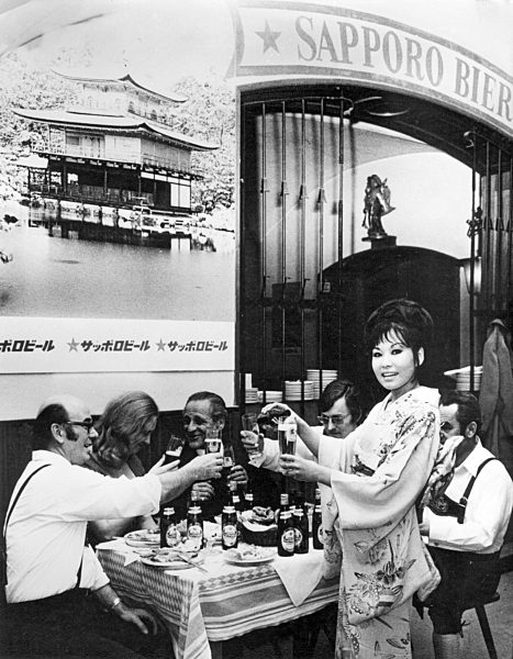 Olympischer Bieraustausch...