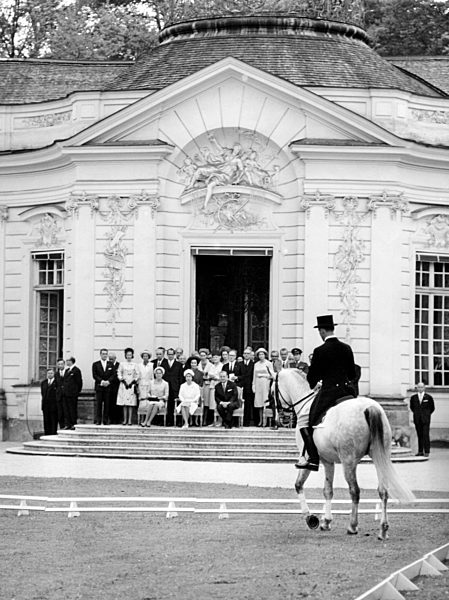 Queen Elizabeth II visits Amalienburg, 1965