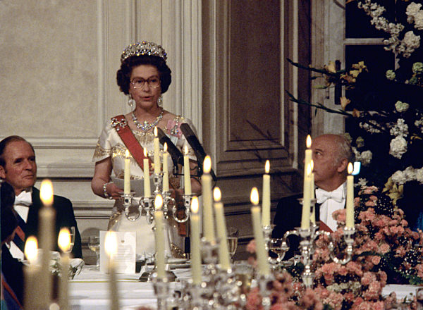Queen Elizabeth II. on state visit in Germany 1978