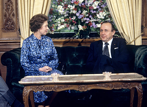 Queen Elizabeth II. on state visit in Germany 1978