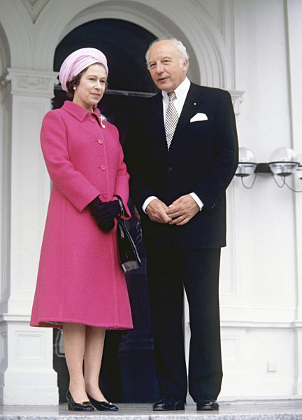 Queen Elizabeth II. on state visit in Germany 1978