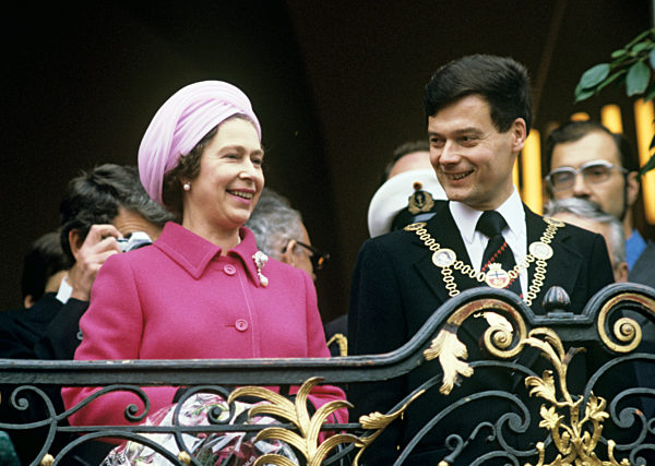 Queen Elizabeth II. on state visit in Germany 1978