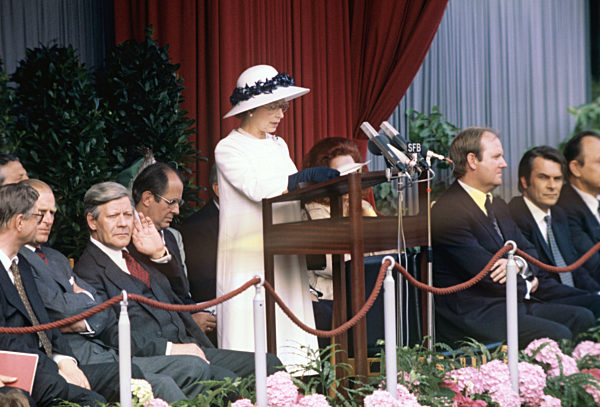 Queen Elizabeth II. on state visit in Germany 1978