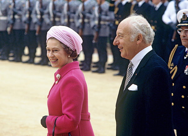Queen Elizabeth II. on state visit in Germany 1978