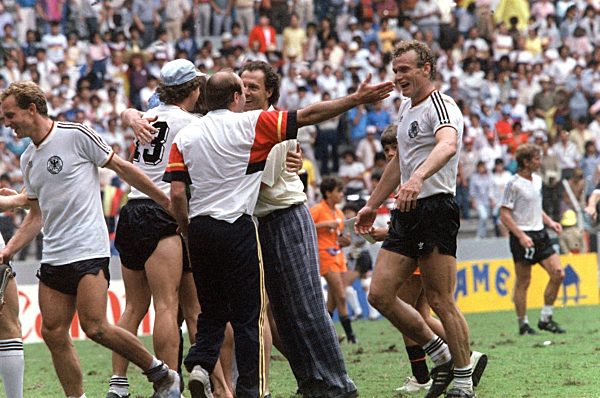 Fußball-WM Mexiko 1986: Jubel des deutschen Teams