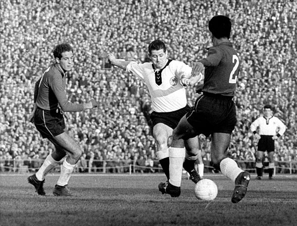 Fußball: Chile - Deutschland 2:1 (1960 in Stuttgart)
