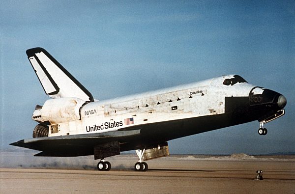 Space Shuttle Columbia - Landung