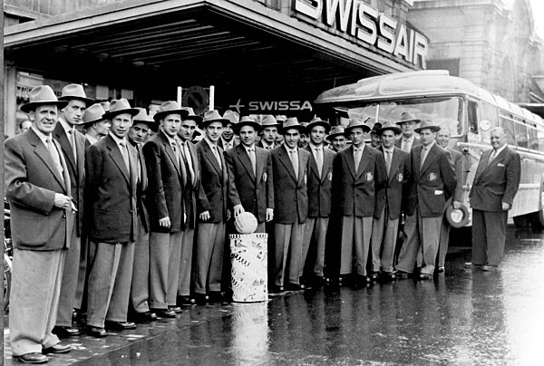 1954 FIFA World Cup: Arrival of the German National Football Team in Basel