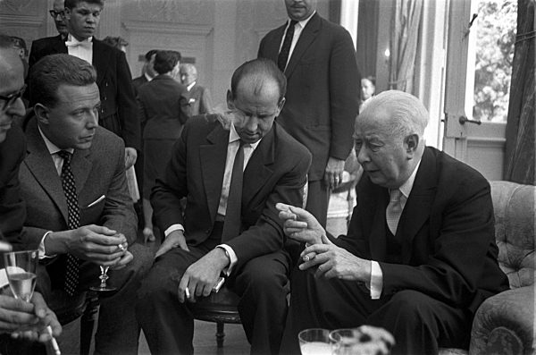 Theodor Heuss nimmt Abschied von der Bonner Presse