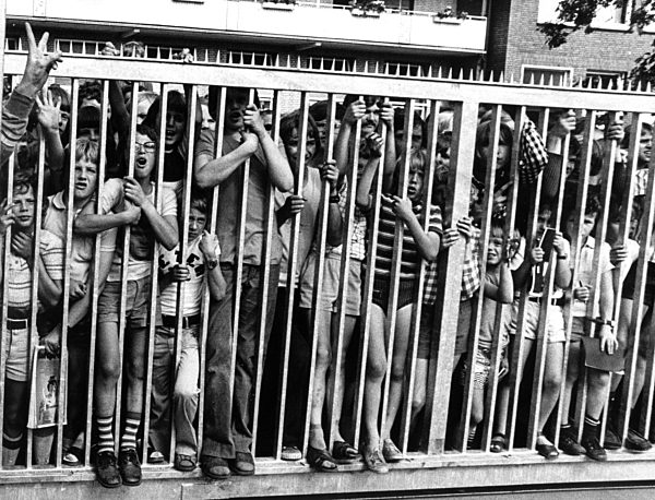 Fußball-WM '74: Begeisterte jugendliche Fans