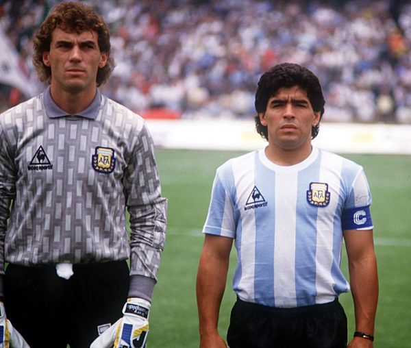 Fußball-WM '86: Diego Maradona und Nery Pumpido