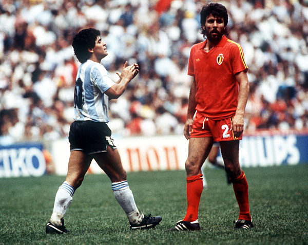 Fußball-WM '86: Argentinien - Belgien 2:0