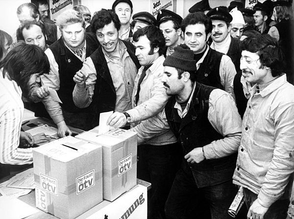 ÖTV-Urabstimmung bei der Hamburger Stadtreinigung